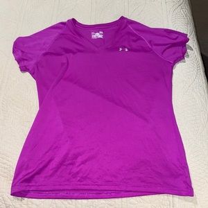 Bright Purple Under Armour athletic shirt